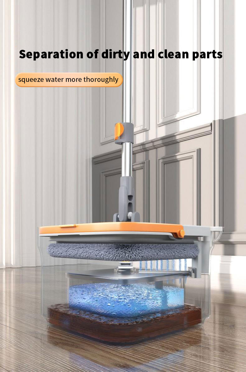 PT Floor Mop Sewage separation mop Spin Mop 360 Rotating Self Wash ...