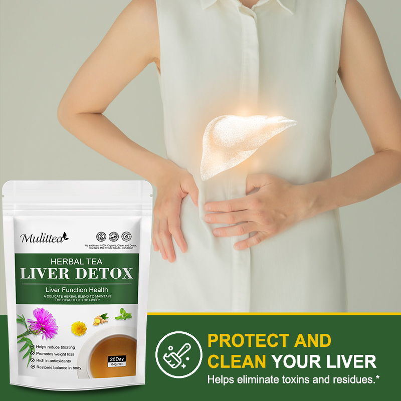 Mulittea Liver Detox Tea liver care Tea with Dandelion Root ,milk ...