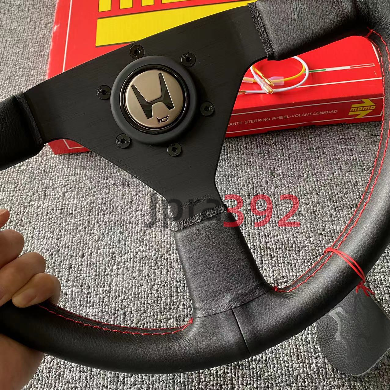 2020 Sport Steering Wheel Universal 4 Inch PVC Leather Auto Racing Steering Wheels
