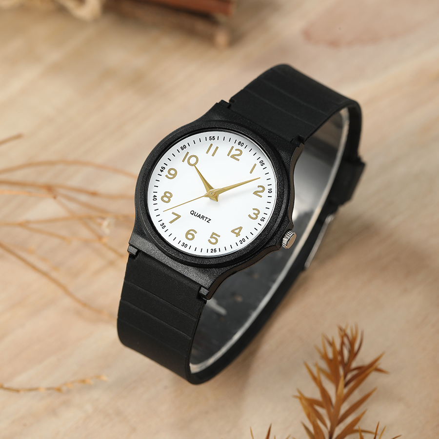 1 Piece Ladies Round Pointer Leather Gorgeous Unique Luxury Quartz ...