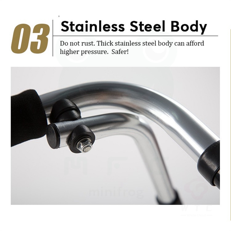 【PH STOCK】【COD】Elderly Stainless Steel Folding Torque Walker Crutches ...