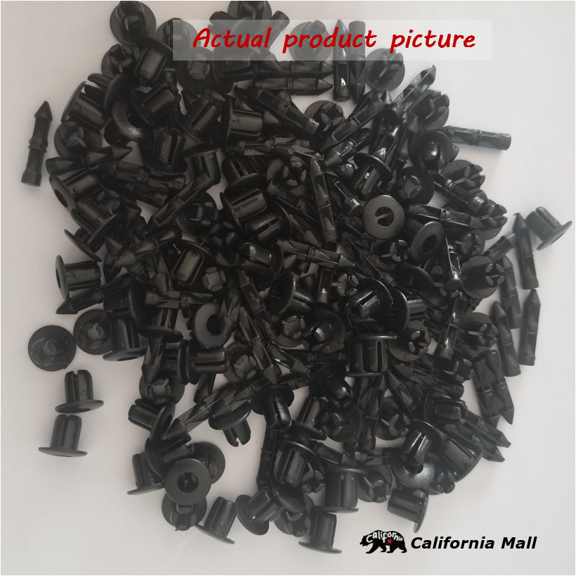 【Local Seller】California 100pcs 6mm Motor NMAX AEROX Clips Plastic ...