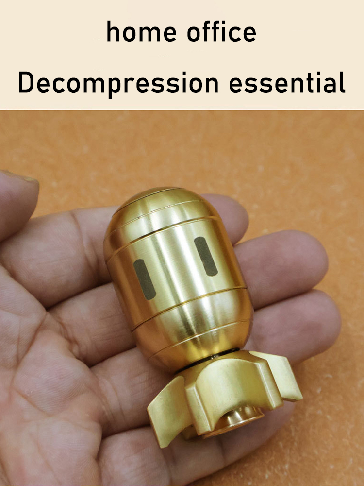 Brass Bomb Spinner Fidget Spinner Relax Stress Relief Gift EDC ...
