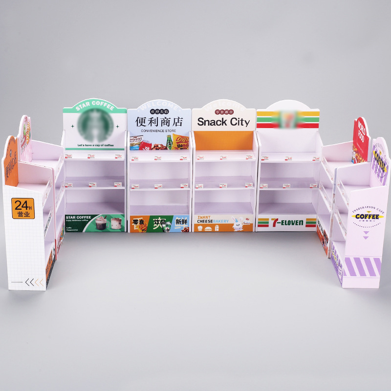 Micro Landscape Mini Scale Supermarket Shelves Simulation Display Small ...
