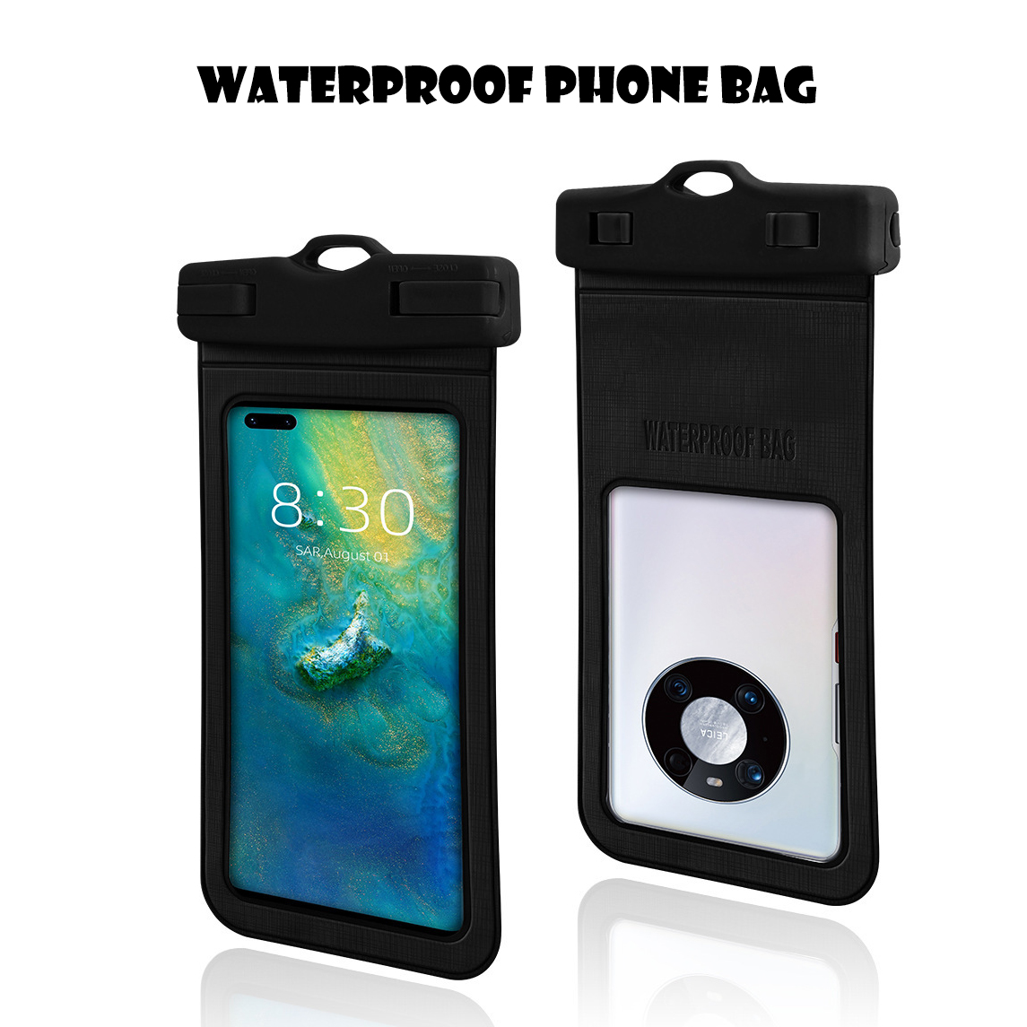 PVC Clear Window Swimming Rainproof Shell Touch Screen Photography ...