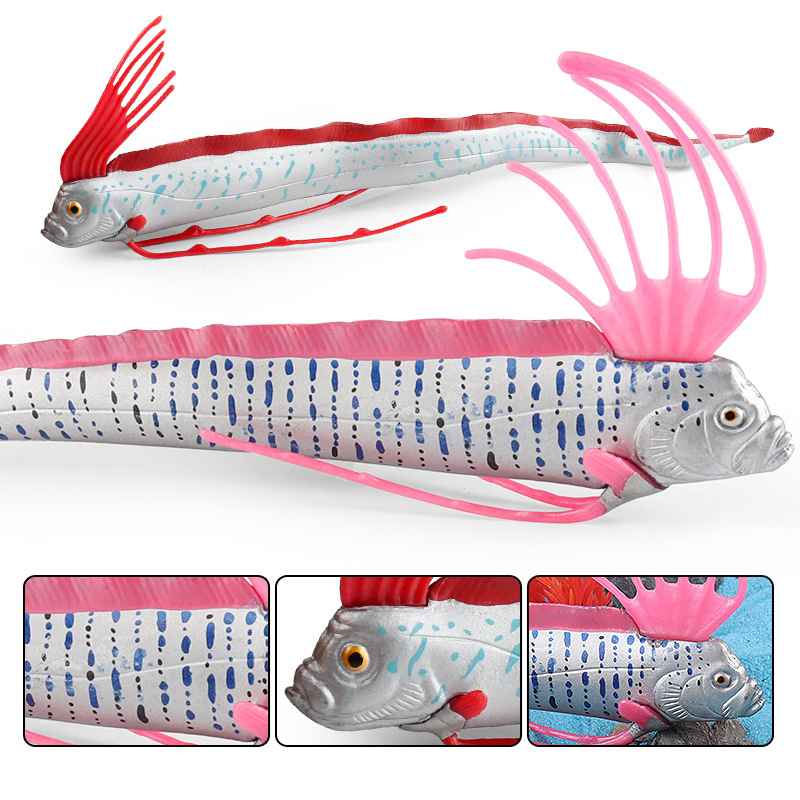 Marine Organisms Oarfish Sea Serpent Earthquake Fish Scientific Model ...
