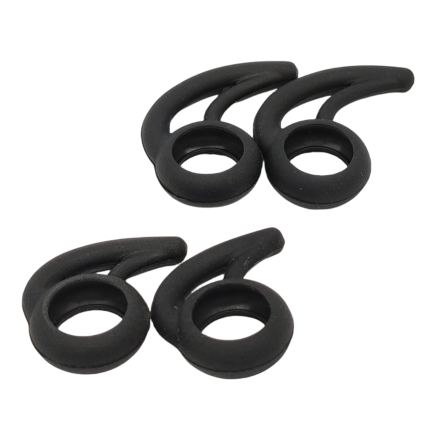 4pcs Anti-drop Horns earhook earphone silicone Ring hook earplug cover ...
