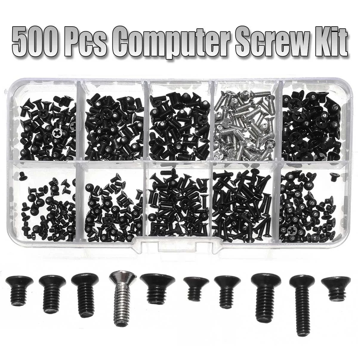 One Set Comprehensive Laptop Screw Assortment Kit, 500Pcs Desktop ...