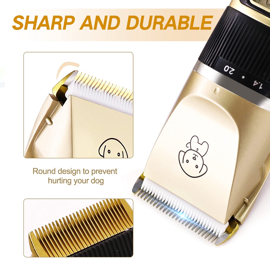 Dog Shaver Razor Set for Pet Grooming Dog razor Hair Trimmer Dog ...