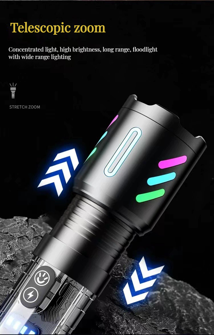 New multifunctional laser bead long-range Tpye-C charging built-in ...