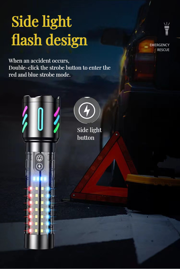 New multifunctional laser bead long-range Tpye-C charging built-in ...