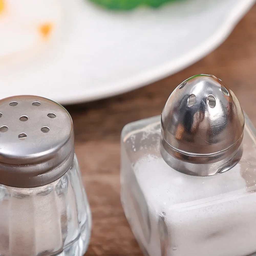 10/15ML Mini Glass Condiment Bottle/ BBQ Pepper Spice Salt Shaker Jar ...