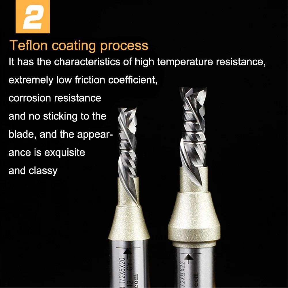 ARDEN Compression Bit Woodworking Double Veneer Cutting Compound Spiral ...