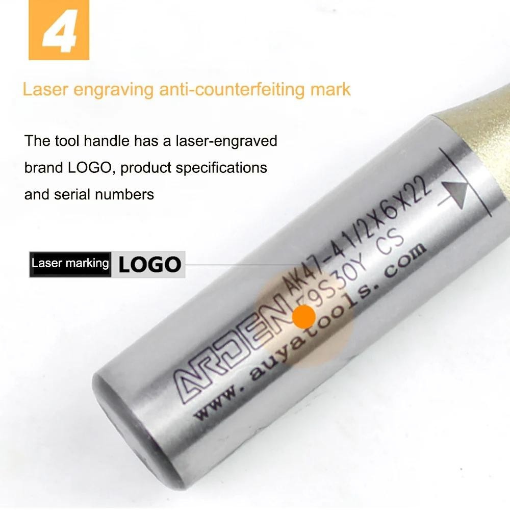 ARDEN Compression Bit Woodworking Double Veneer Cutting Compound Spiral ...