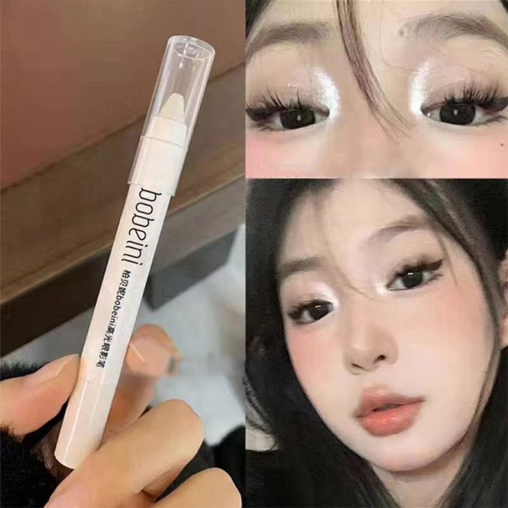 Eye Shadow Pen Lying Silkworm Pen Double-Headed Eyeshadow Stick Non ...
