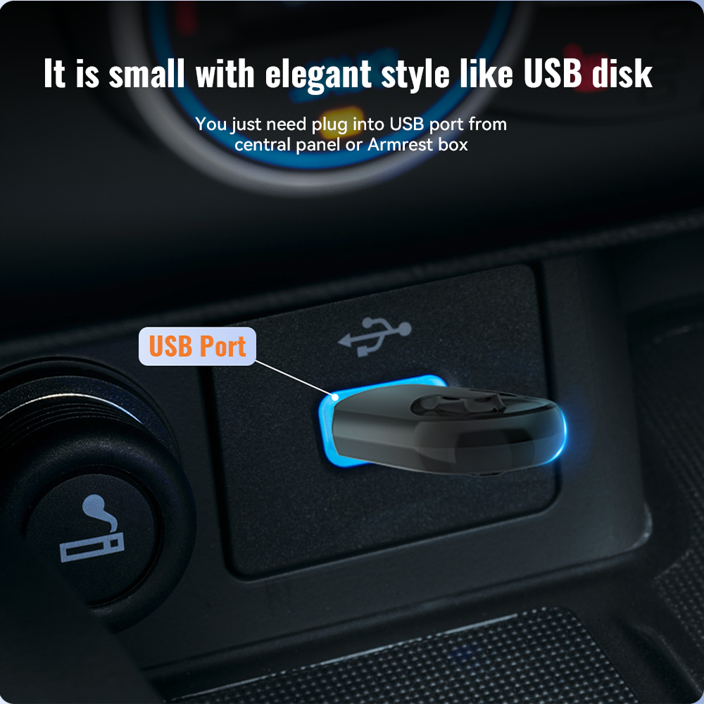 XUDA Mini AI Box Compatible with 99% of Cars Wired to Wireless Carplay ...