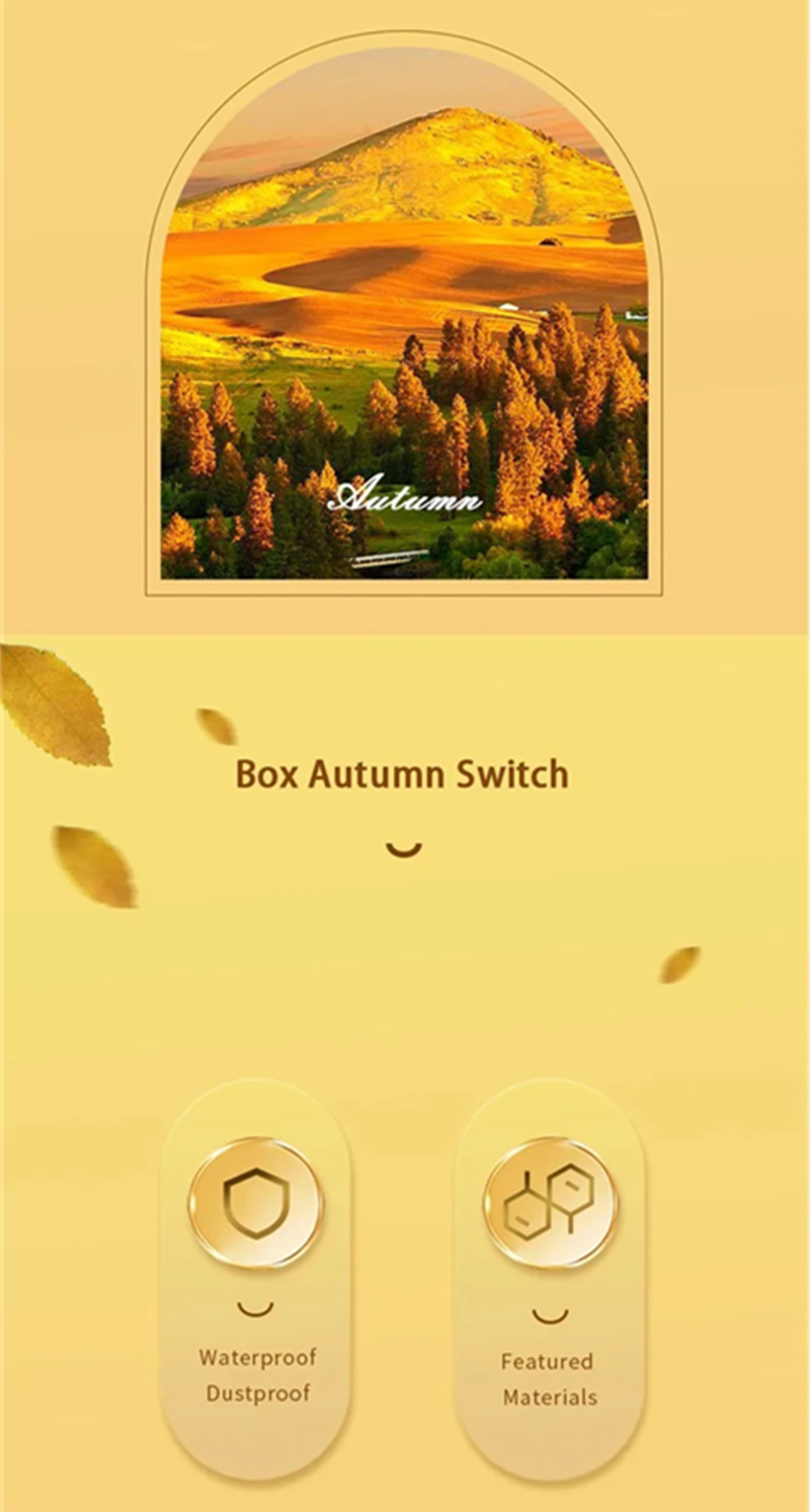 Kailh BOX Autumn Yellow Switch For Mechanical keyboard MX Stem 5 Pins ...