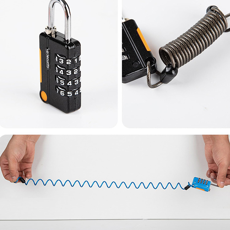 KIPRUN Combination Lock, Lock Spring Steel Wire 4 Digits Combination ...