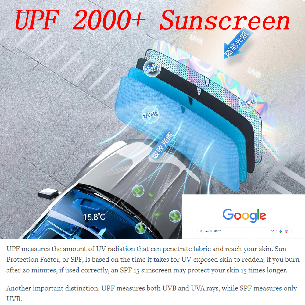 2024 New Car Laser Sunshade Foldable Front Sunscreen Front Sunshade ...