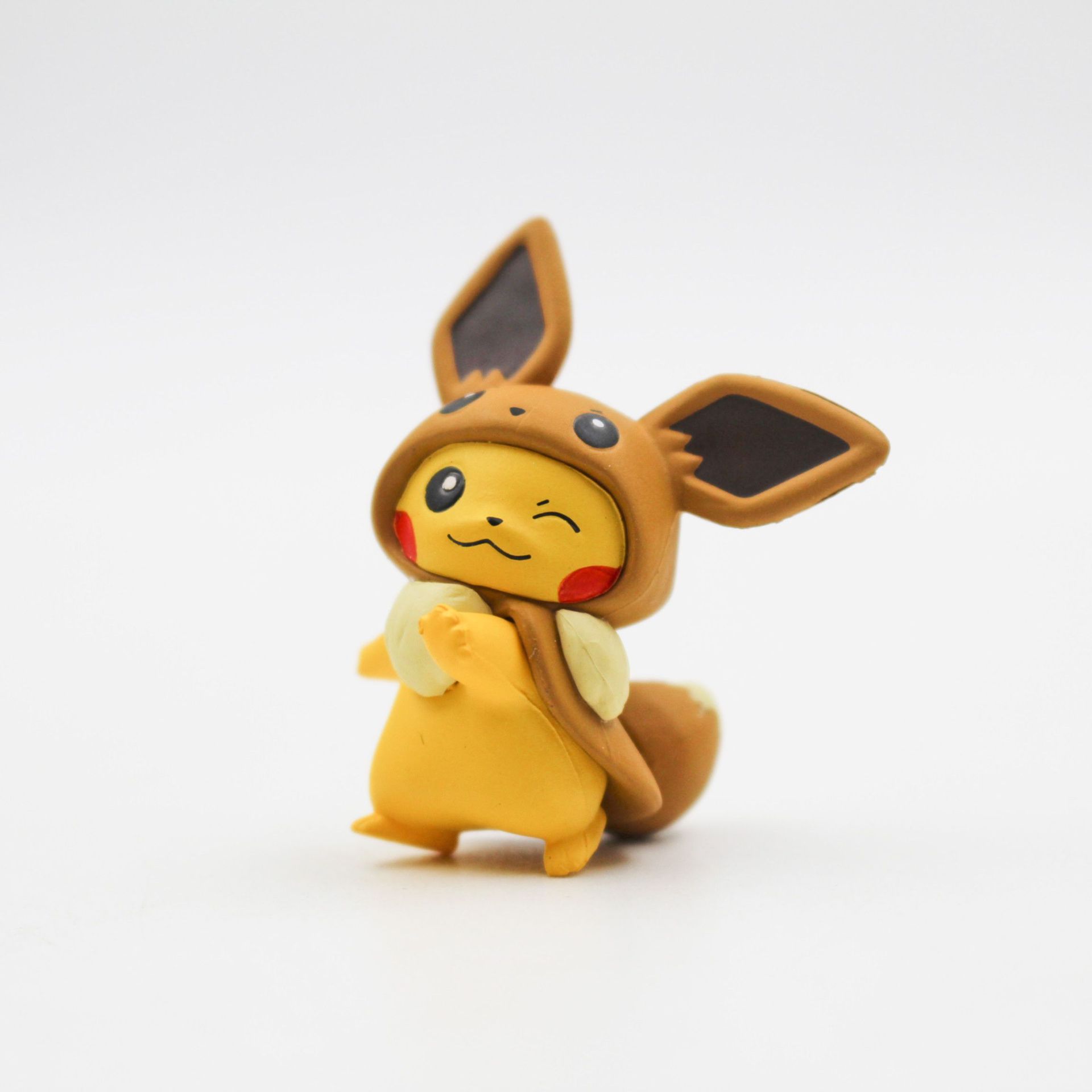 6Pcs/Set Pokemon Anime Figure Pikachu Rowlet Psyduck Slowpoke Eevee ...