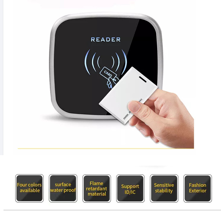 IP65 Waterproof RFID Card Reader Wiegand 26 output Access Control Slave ...