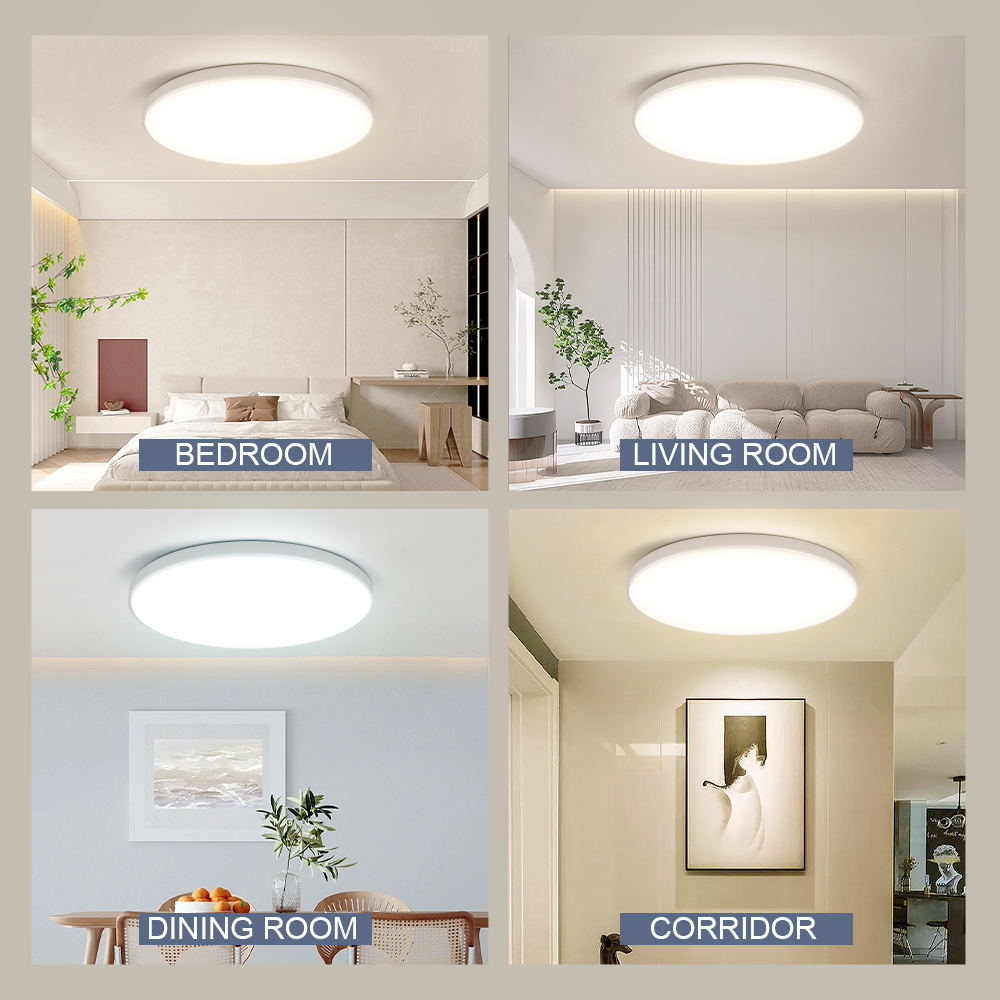 Modern 3 Colors Led Ceiling Light 50W 70W Panel Lights Center Light For ...