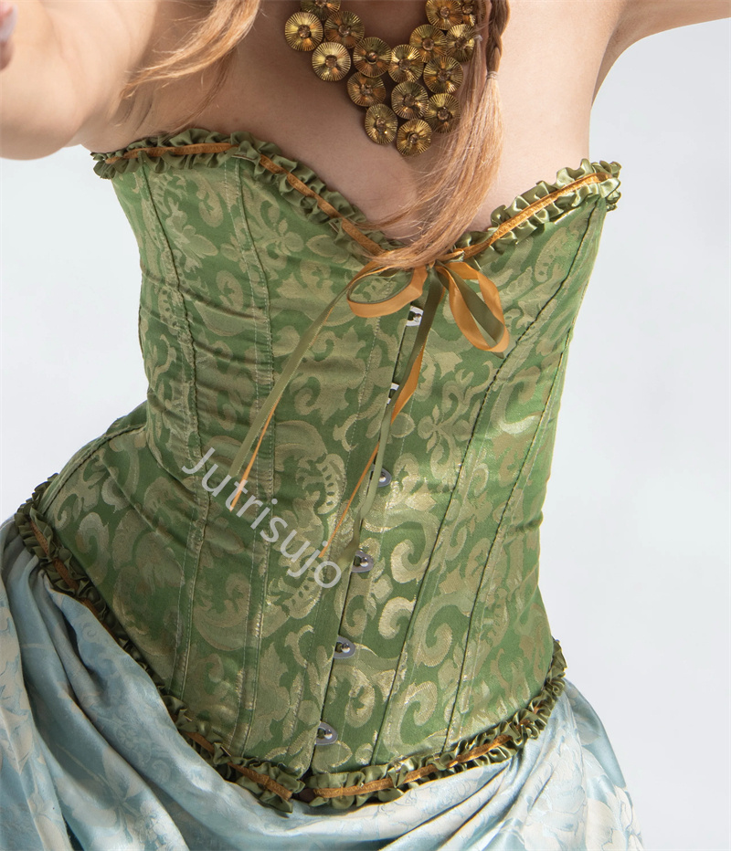 Women's Queen of Versailles Vintage Lace Up Corset Top