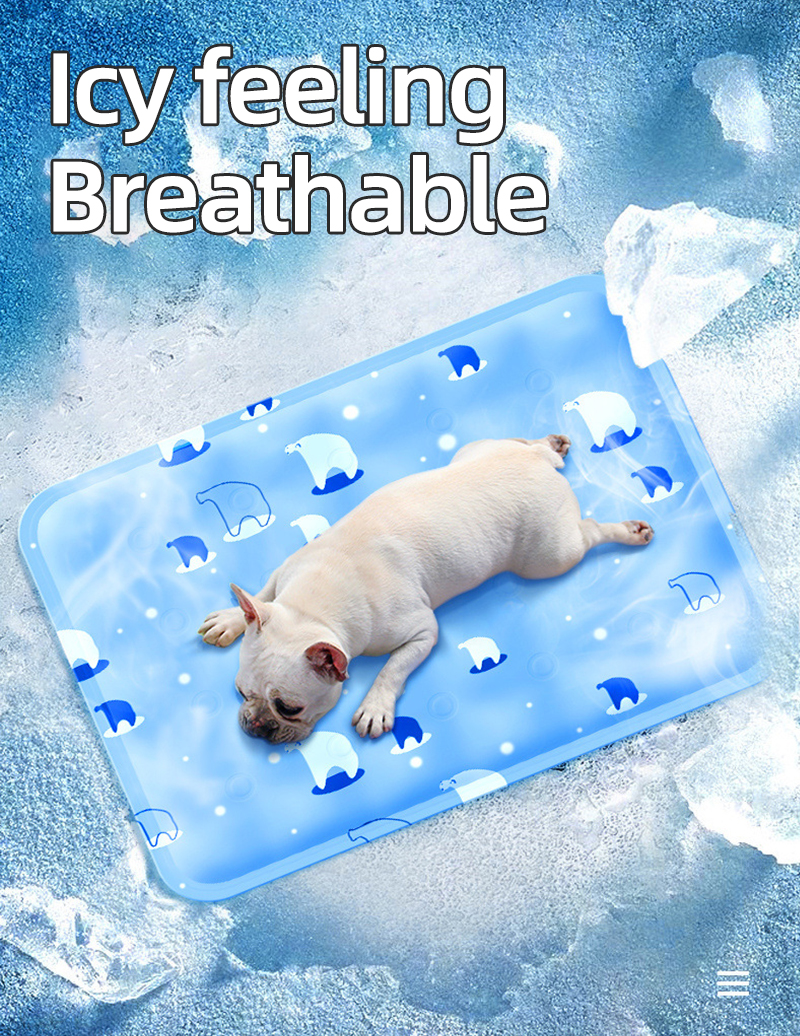 PETCUTE Cooling Pad Bed For Dogs Cats Puppy Kitten Cooling Mat Pet