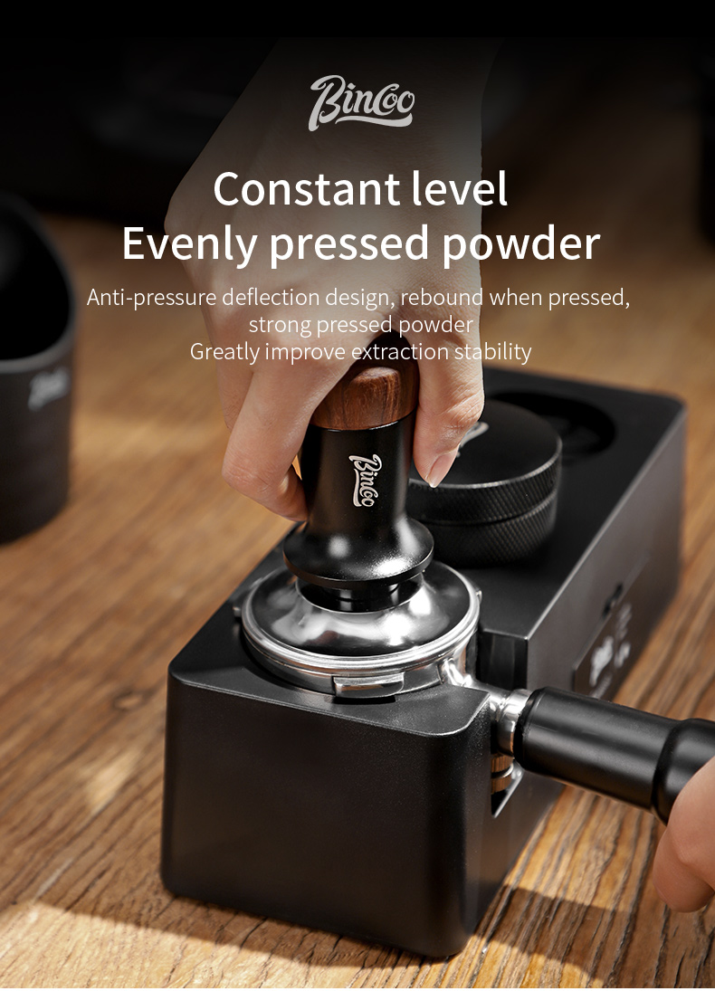 BINCOO Coffee Tamper Set Coffee Tamper Base Powder Spreader Tamping ...