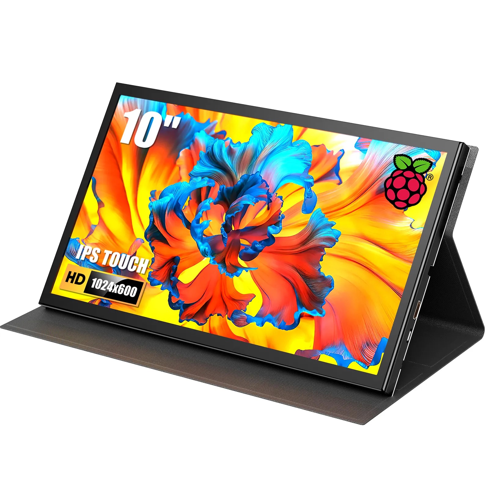 APROTII 10 inch RasPi Screen, 1024x600 IPS Capacitive Touchscreen ...