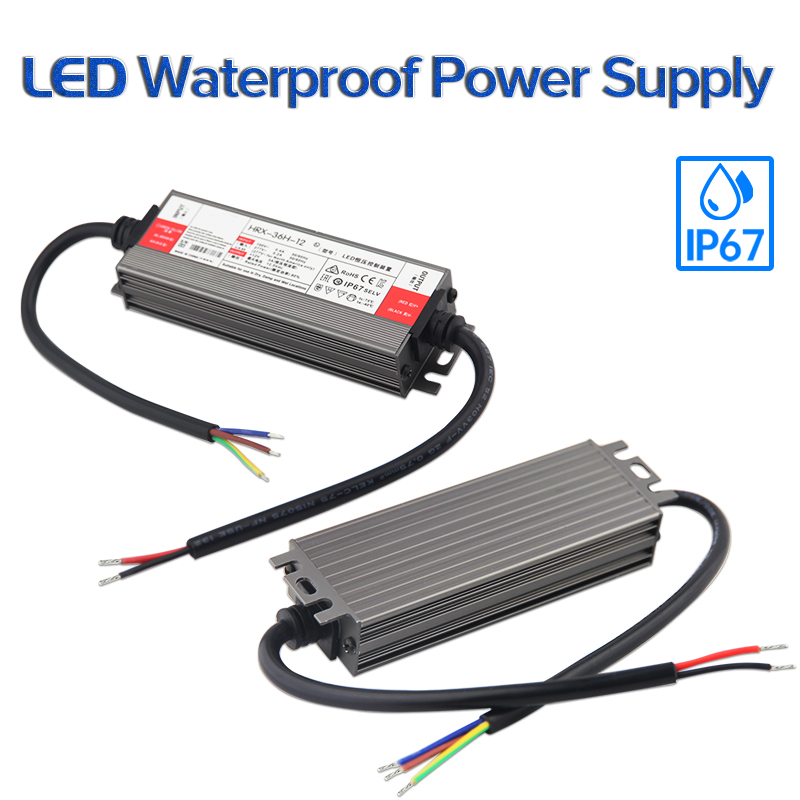 36Watts IP67 Outdoor Waterproof LED Power Supply LED Transformer AC100V ...