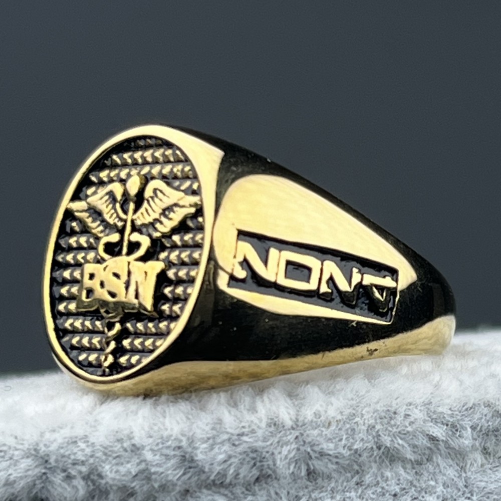 BSN 2024 Stainless Steel Ring for Ladies Philippine Nurse Size 5-11 ...