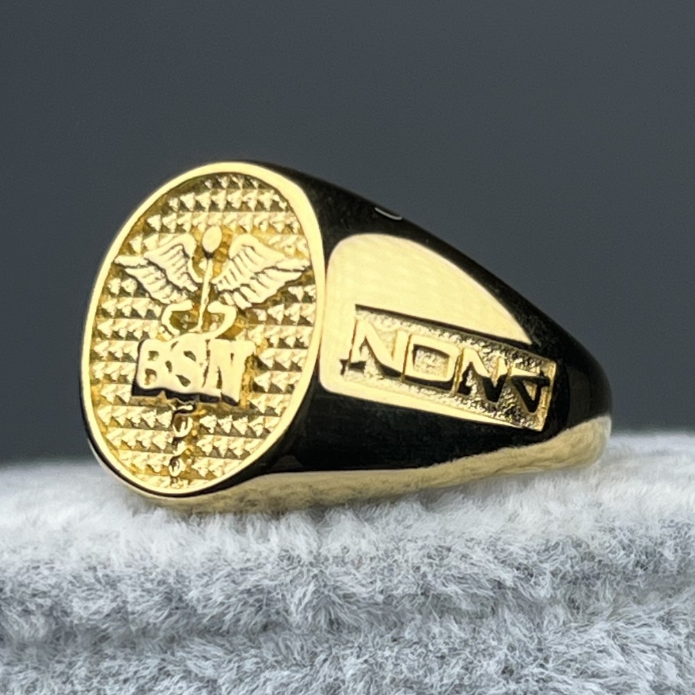 BSN 2024 Stainless Steel Ring for Ladies Philippine Nurse Size 5-11 ...