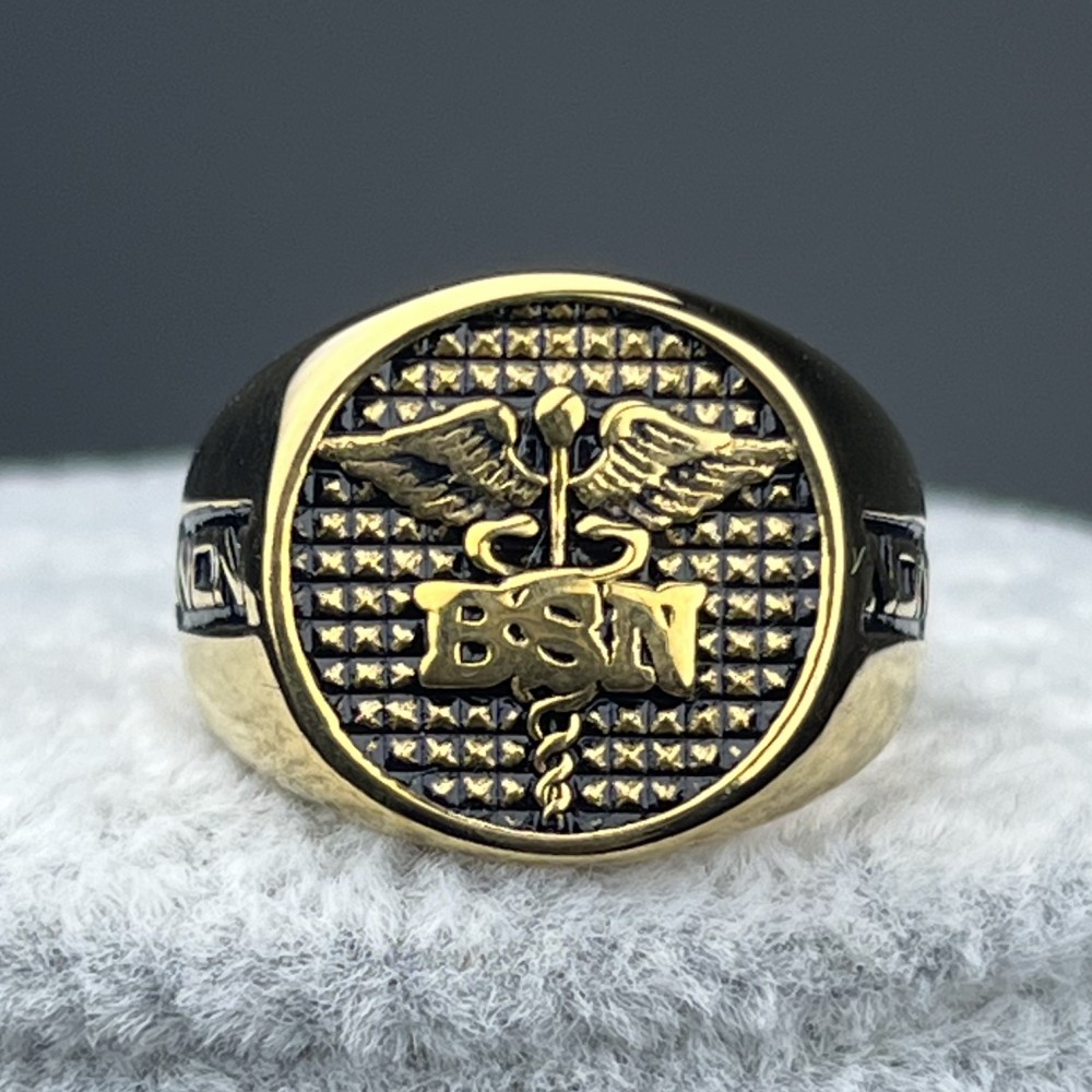 BSN 2024 Stainless Steel Ring for Ladies Philippine Nurse Size 5-11 ...