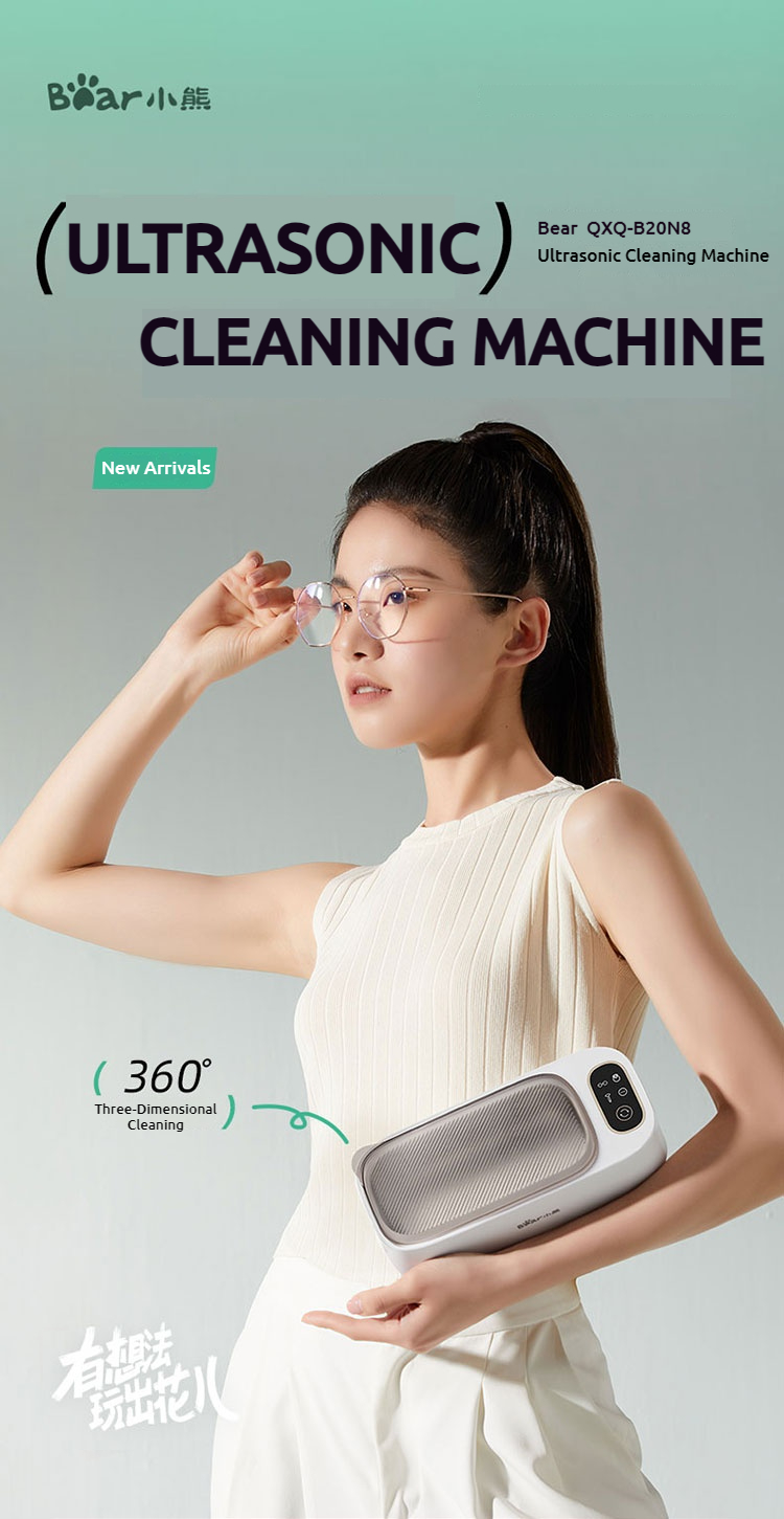 Bear Ultrasonic Cleaner Jewellery Cleaning Machine Glasses Watch ...