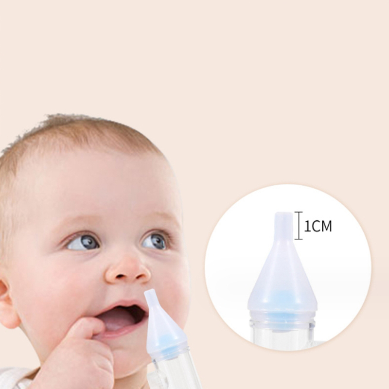 Anti-reverse flow silicone nose aspirator baby hand-pressure nasal ...