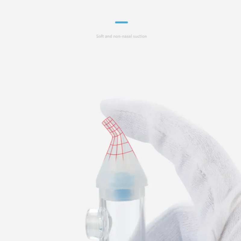 Anti-reverse flow silicone nose aspirator baby hand-pressure nasal ...