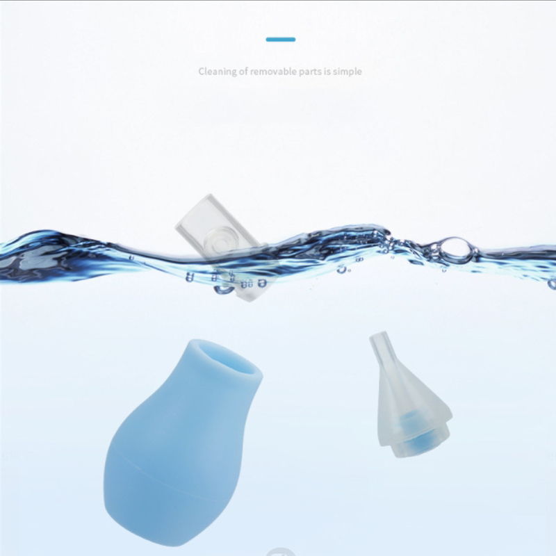 Anti-reverse flow silicone nose aspirator baby hand-pressure nasal ...
