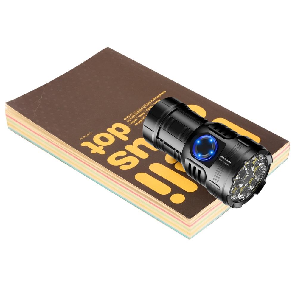 Alonefire X68 8LED Super Bright Mini LED Flashlight Type-C USB ...