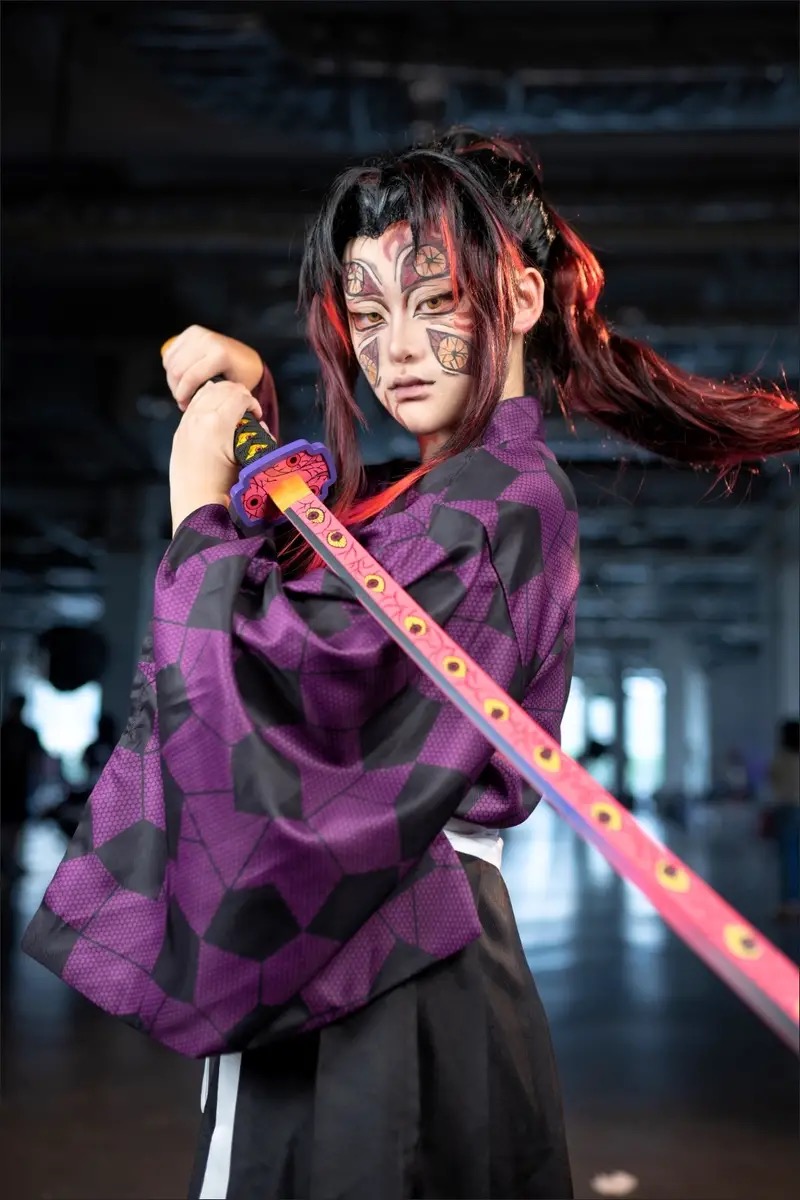 Kokushibou cosplay costume clothes kimono Demon Slayer kimetsu no Yaiba