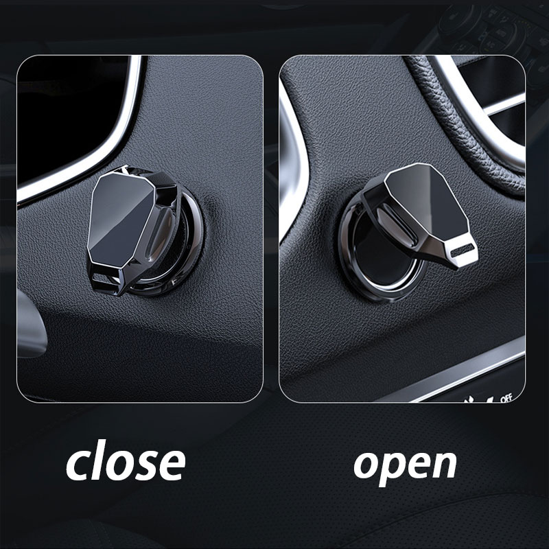 Mitsubishi car New one click start modification button decoration zinc ...
