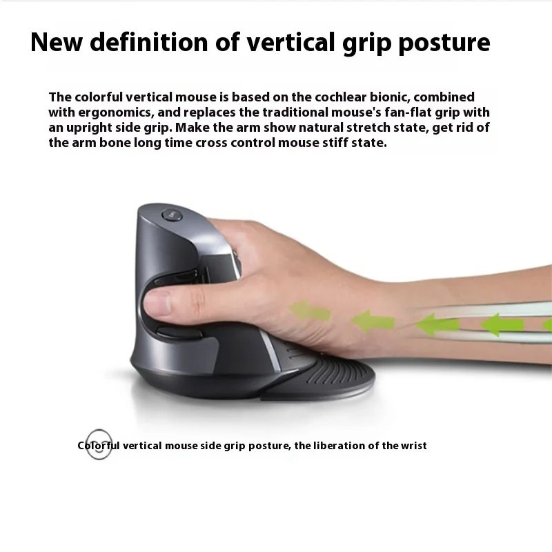 Upgraded Wireless Mouse ergonomic vertical mouse, large ergonomic ...