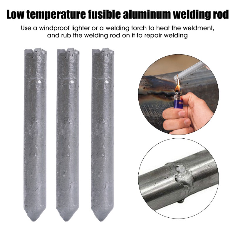 6 pcs Welding Rods Repair Holes Easy Melt Copper Iron Aluminum Patch Up ...