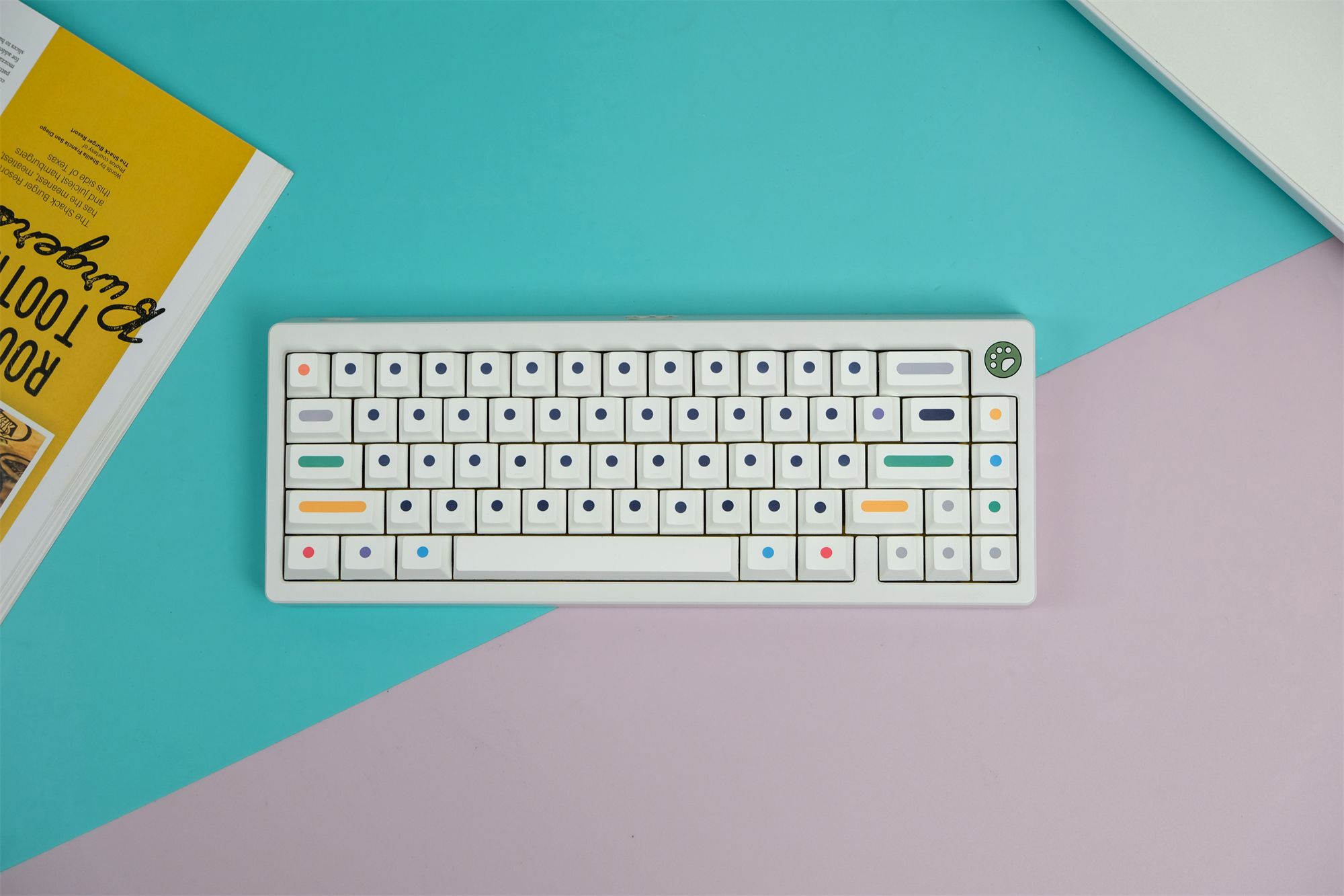 GMK Dots Keycaps PBT Dye-sub Cherry Profile Keycap Custom Keycaps ...