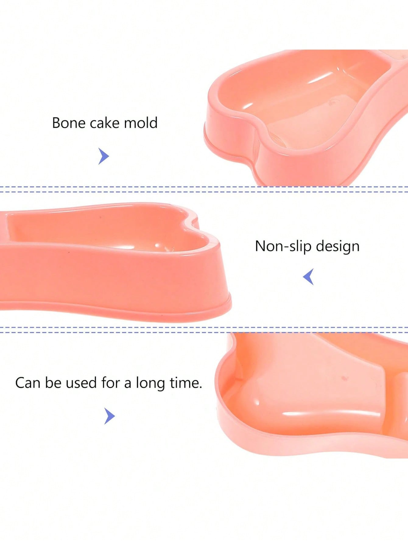 Macaron Color BoneShaped Pet Double Bowl Hawo Dog Bowl Pet Food