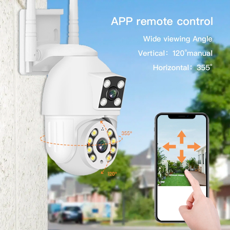 V380 Pro Dual Lens Security IP CCTV Camera Wireless Outdoor waterproof ...