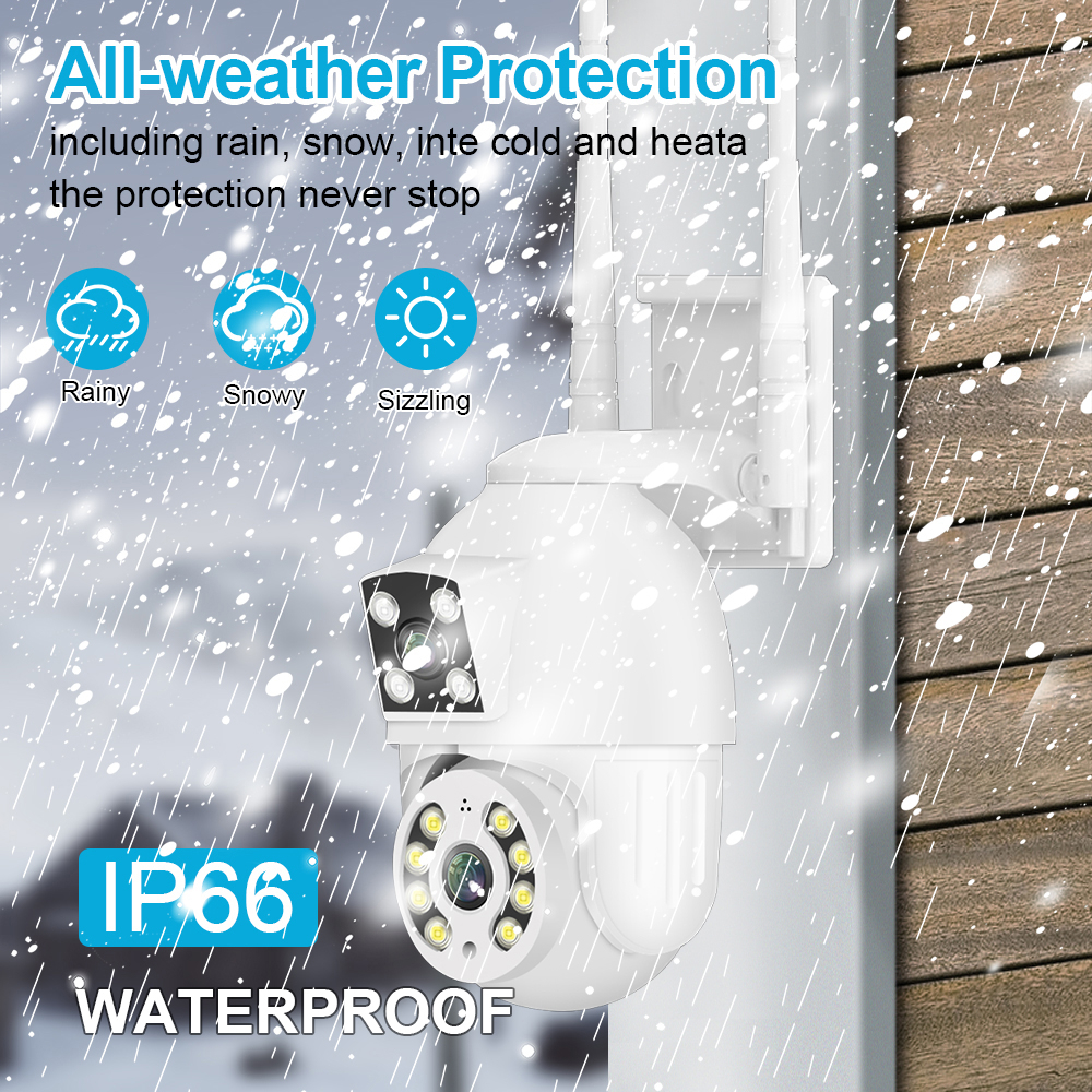 V380 Pro Dual Lens Security IP CCTV Camera Wireless Outdoor waterproof ...
