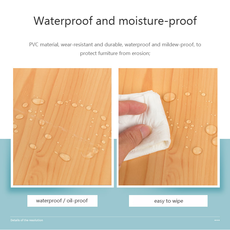 PVC door sticker waterproof self adhesive thicken wood grain furniture ...