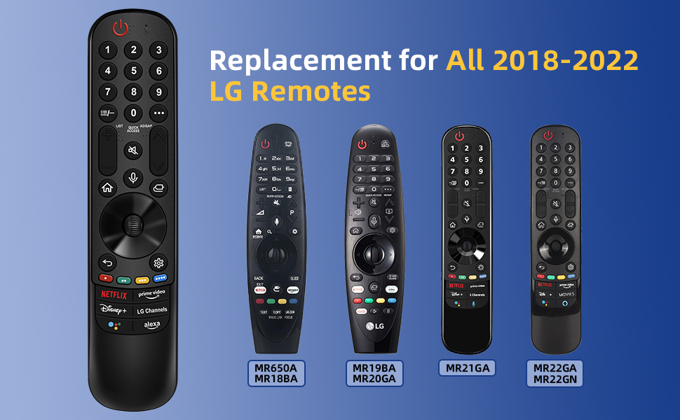Replacement Magic Remote for LG Smart TV Remote AN-MR21GA AN-MR22GA AN ...