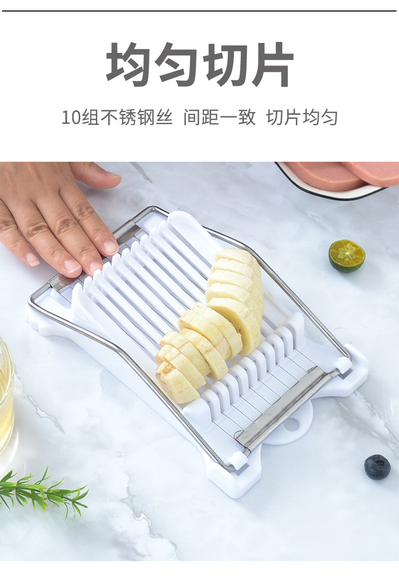 Moocorvic Cup Slicer,Multipurpose Luncheon Meat Slicer,Stainless Steel